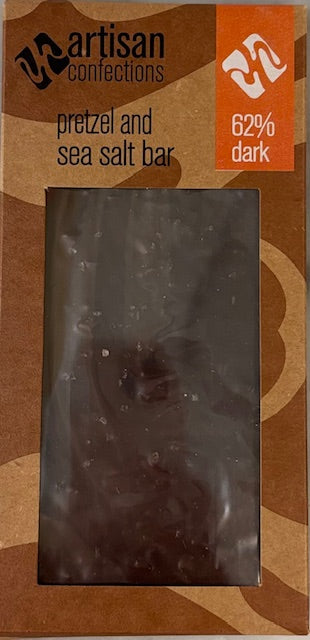 Pretzel & Sea Salt Dark Chocolate Bar