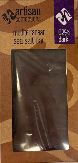 Mediterranean Sea Salt Dark Chocolate Bar