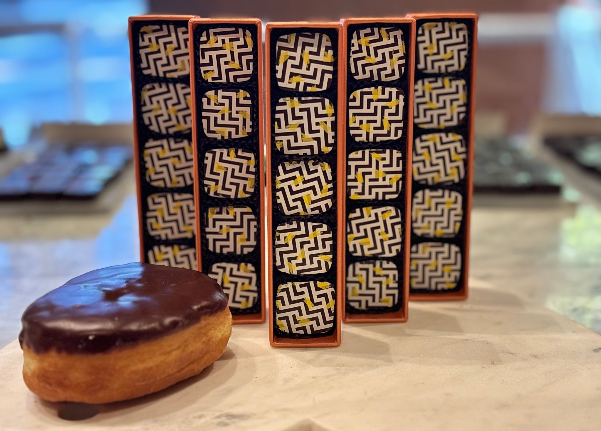 Boston Cream Donut Truffles