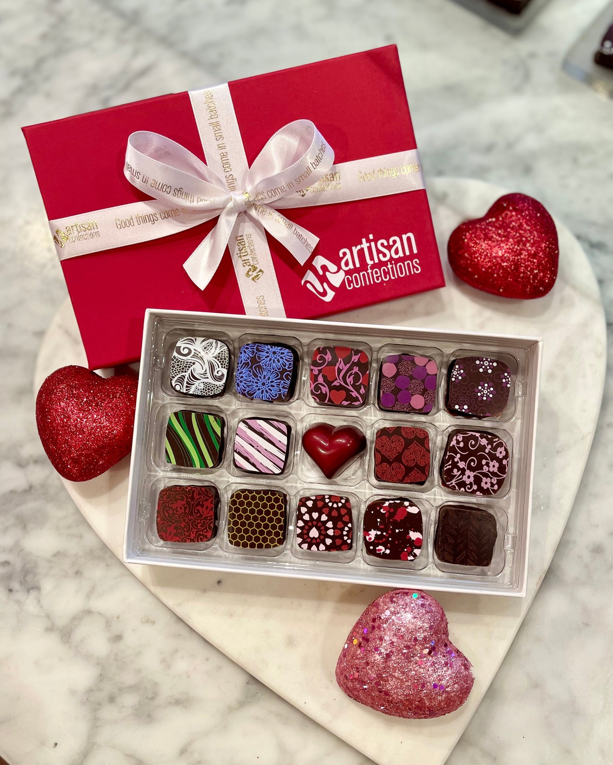 Artisan Confections | 15-piece Valentine's Day Box