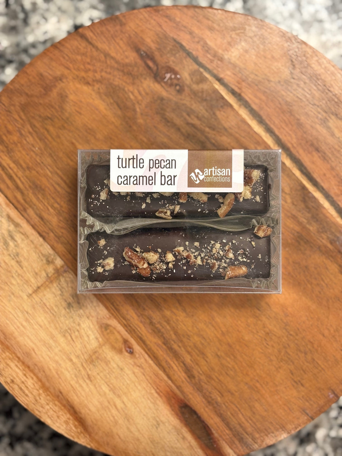 Turtle Pecan Caramel Bar 2pc