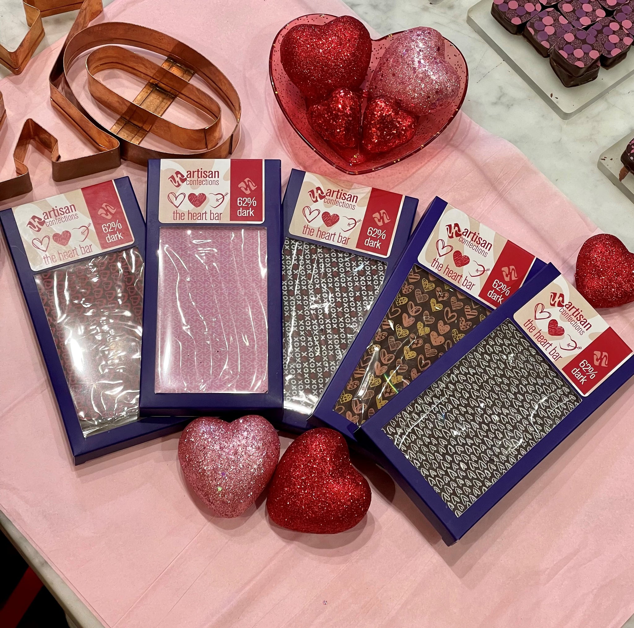 Valentine's Day Heart Bars